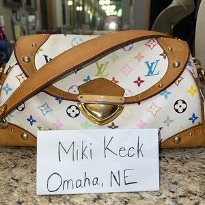 Louis Vuitton Beverly white multicolor MM
